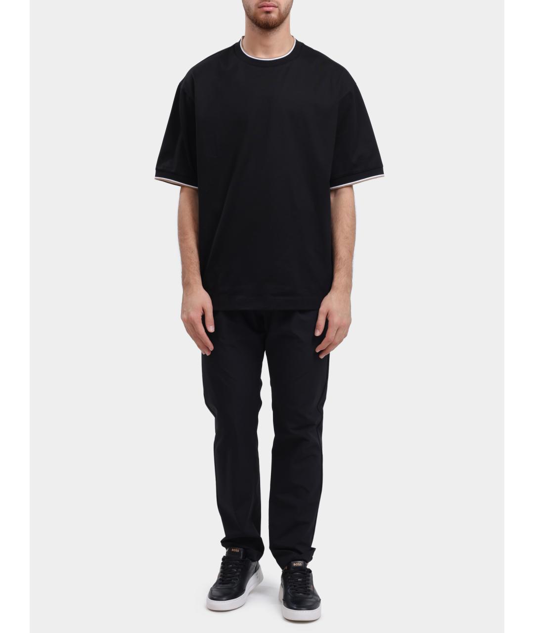 HUGO BOSS Черная футболка, фото 2