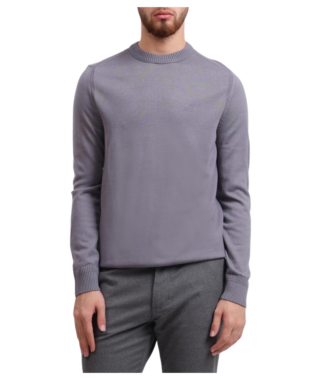 HUGO BOSS Серый джемпер / свитер, фото 1