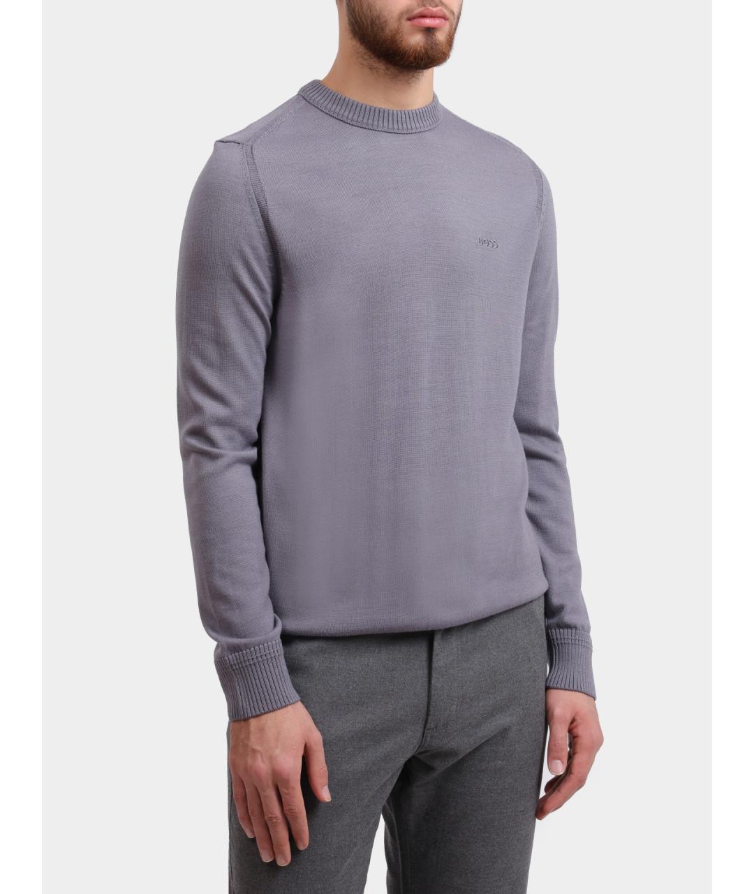 HUGO BOSS Серый джемпер / свитер, фото 4