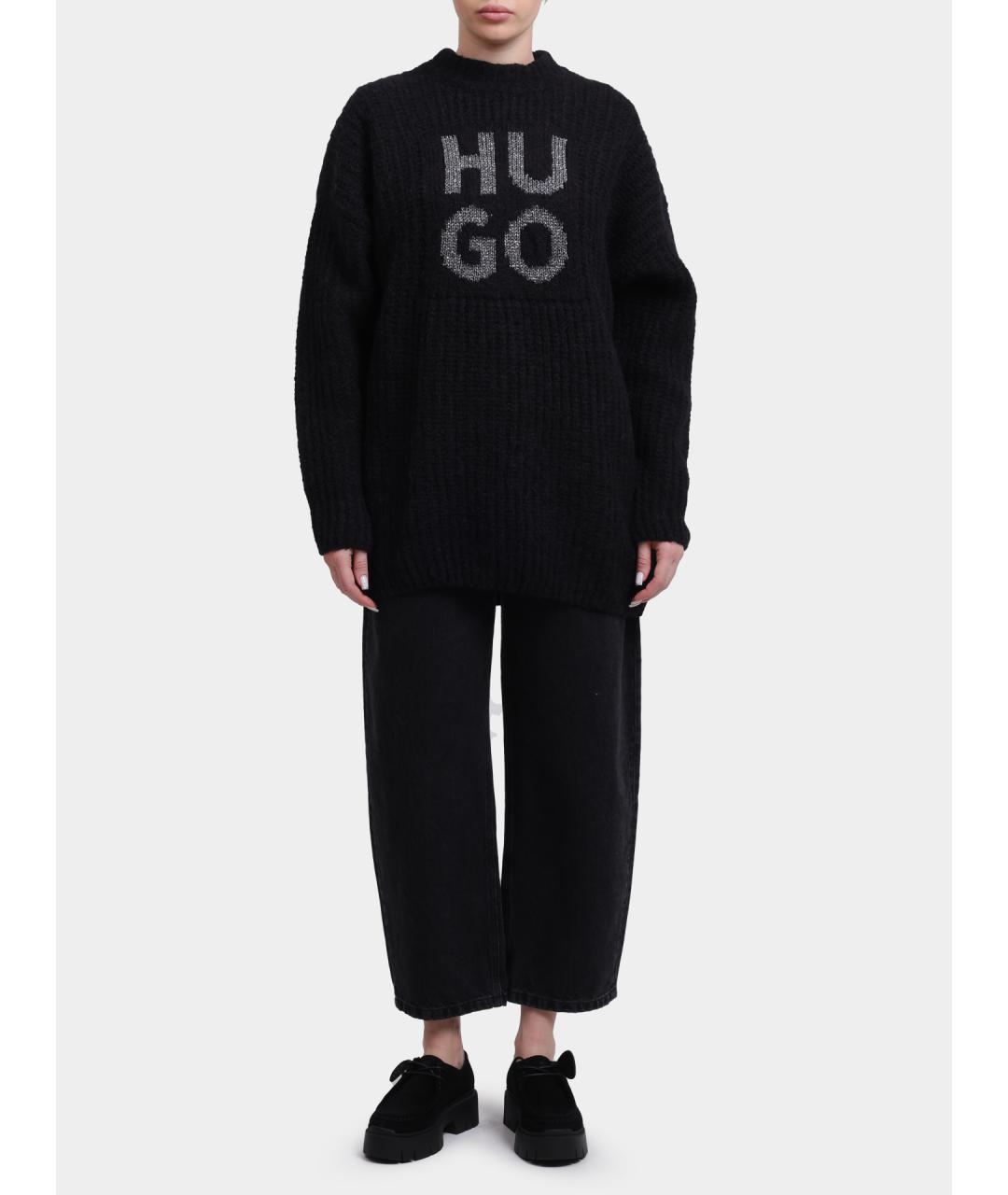HUGO BOSS Черный джемпер / свитер, фото 2