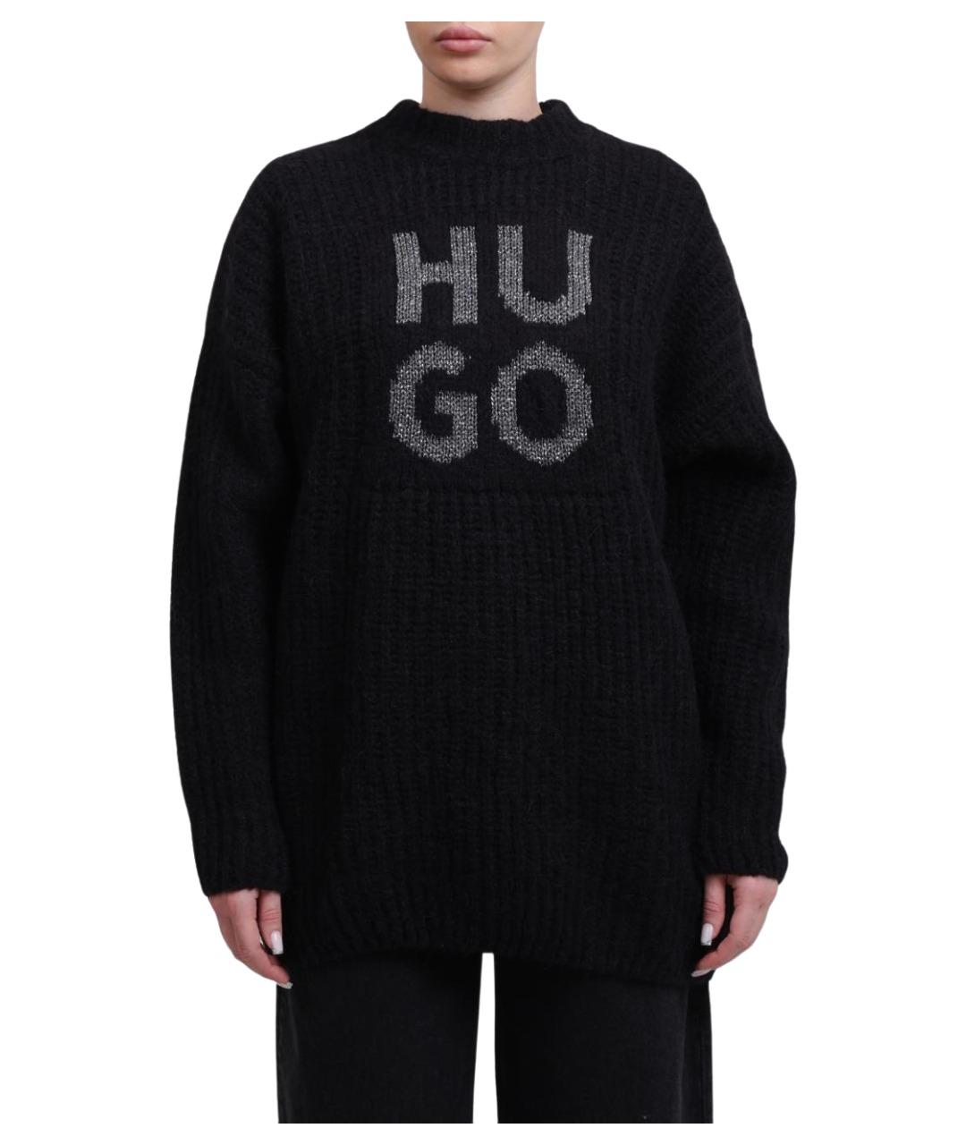 HUGO BOSS Черный джемпер / свитер, фото 1