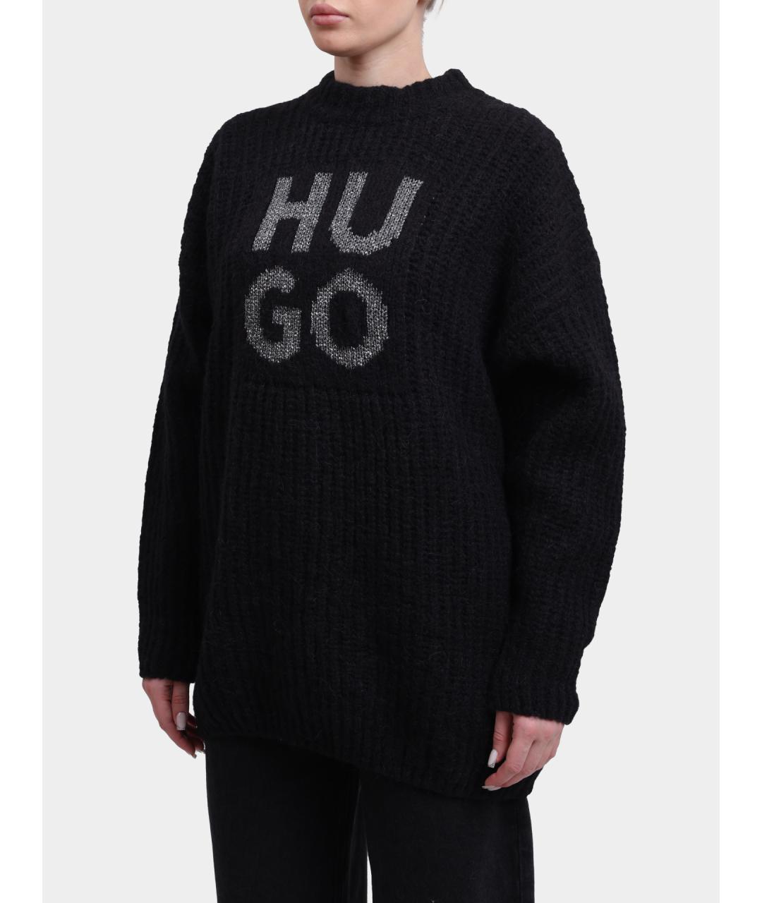 HUGO BOSS Черный джемпер / свитер, фото 3