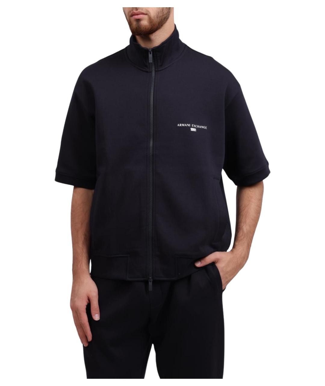 ARMANI EXCHANGE Темно-синий джемпер / свитер, фото 1