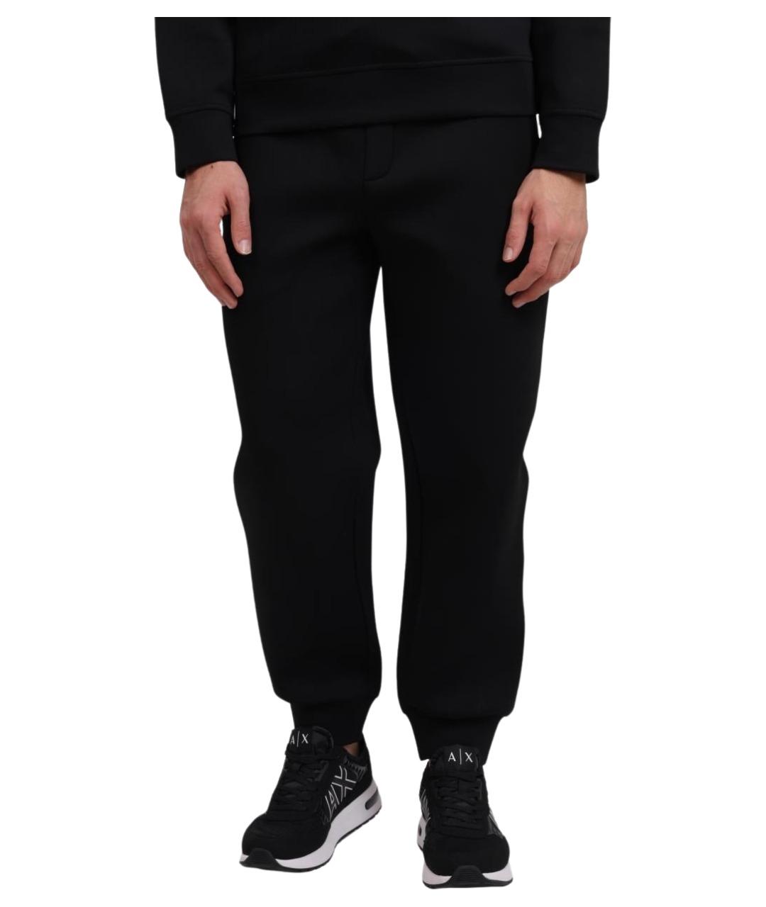 ARMANI EXCHANGE Черные повседневные брюки, фото 1