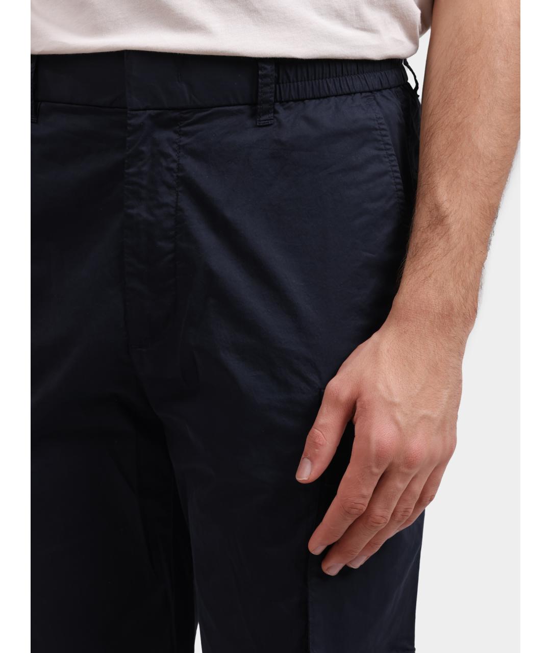 ARMANI EXCHANGE Темно-синие повседневные брюки, фото 4