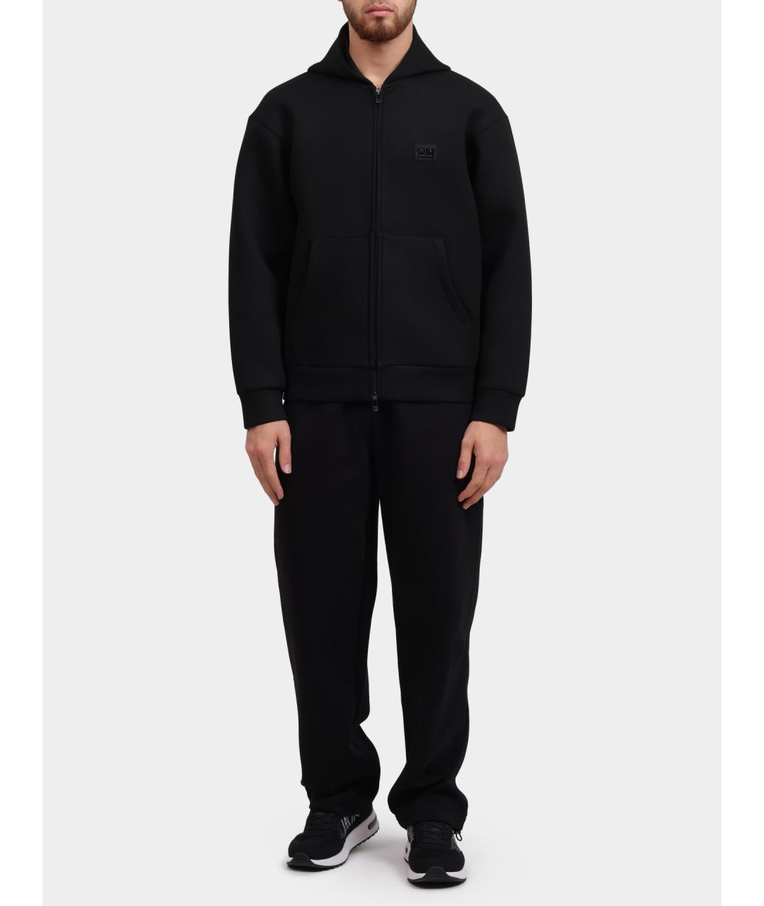 ARMANI EXCHANGE Черные повседневные брюки, фото 2
