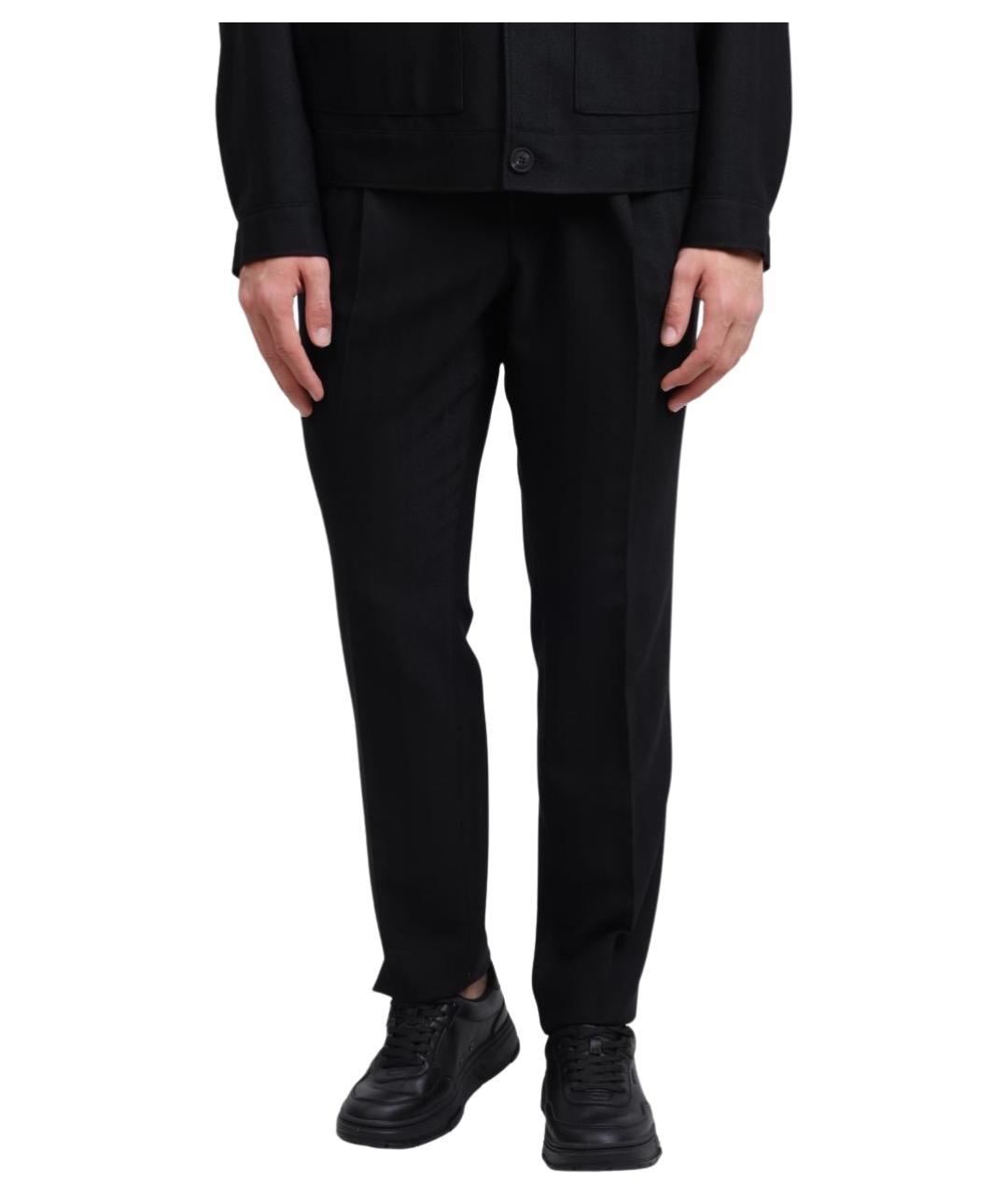 HUGO BOSS Черные повседневные брюки, фото 1