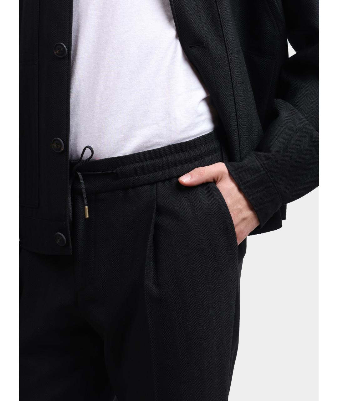 HUGO BOSS Черные повседневные брюки, фото 4