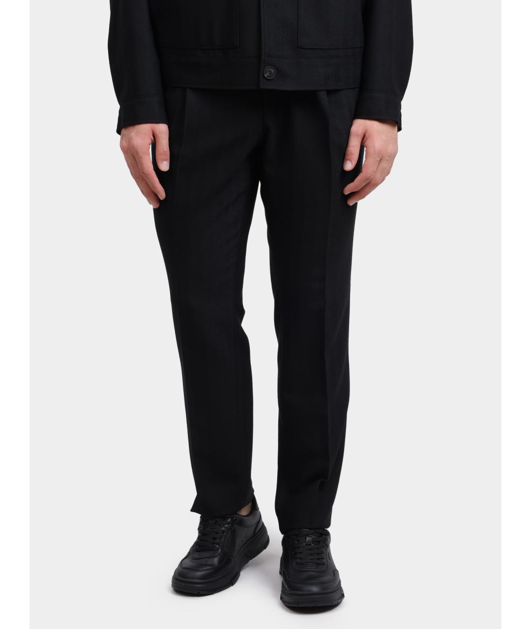 HUGO BOSS Черные повседневные брюки, фото 6