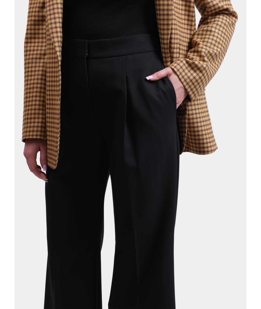 HUGO BOSS Черные прямые брюки, фото 4