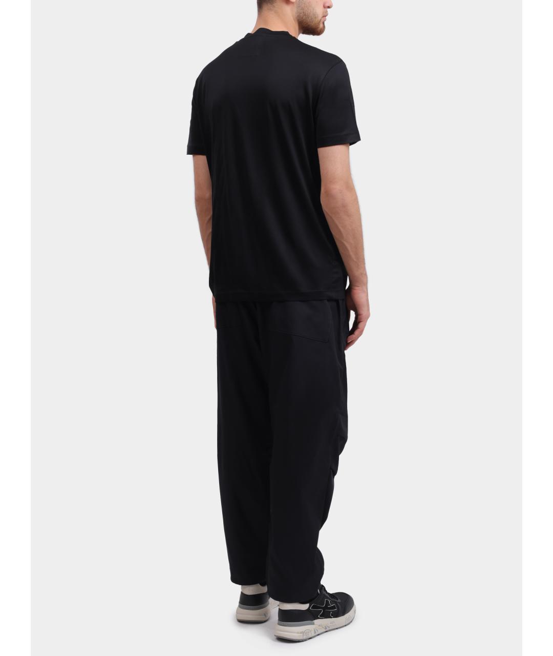 EMPORIO ARMANI Черная футболка, фото 5
