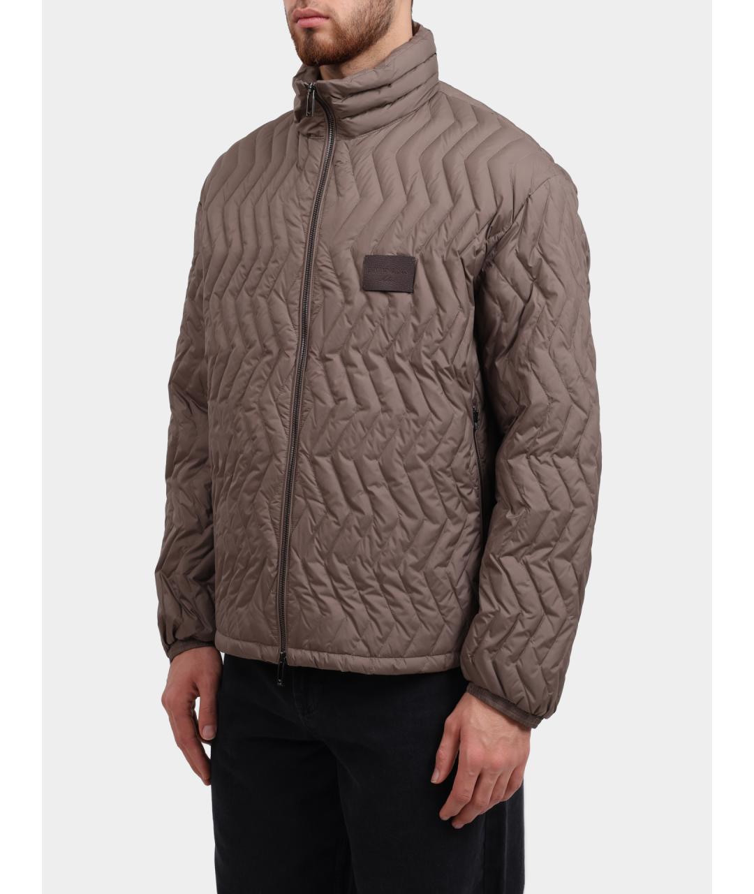 EMPORIO ARMANI Коричневая куртка, фото 3