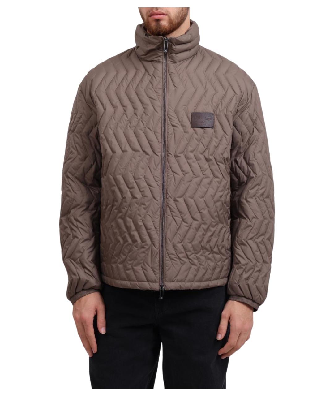 EMPORIO ARMANI Коричневая куртка, фото 1