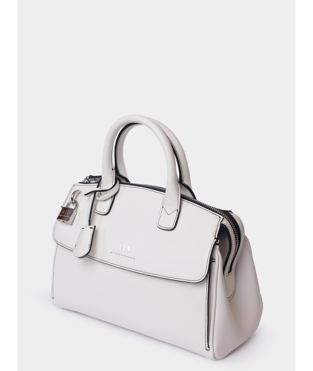 ARMANI EXCHANGE Белая сумка с короткими ручками, фото 3