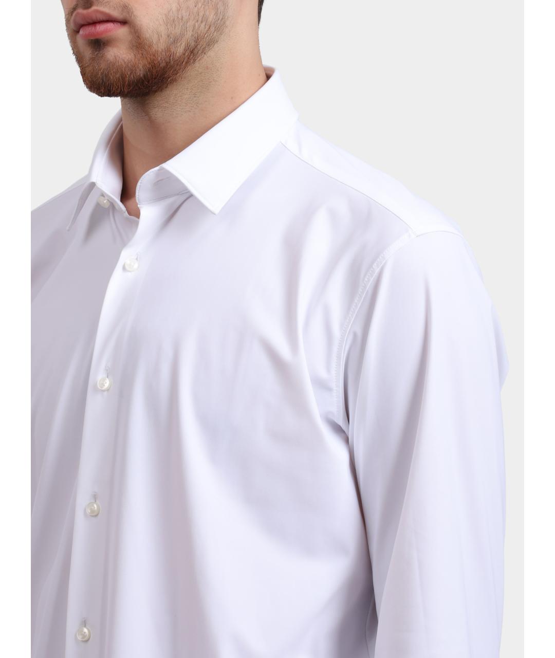 HUGO BOSS Белая кэжуал рубашка, фото 5