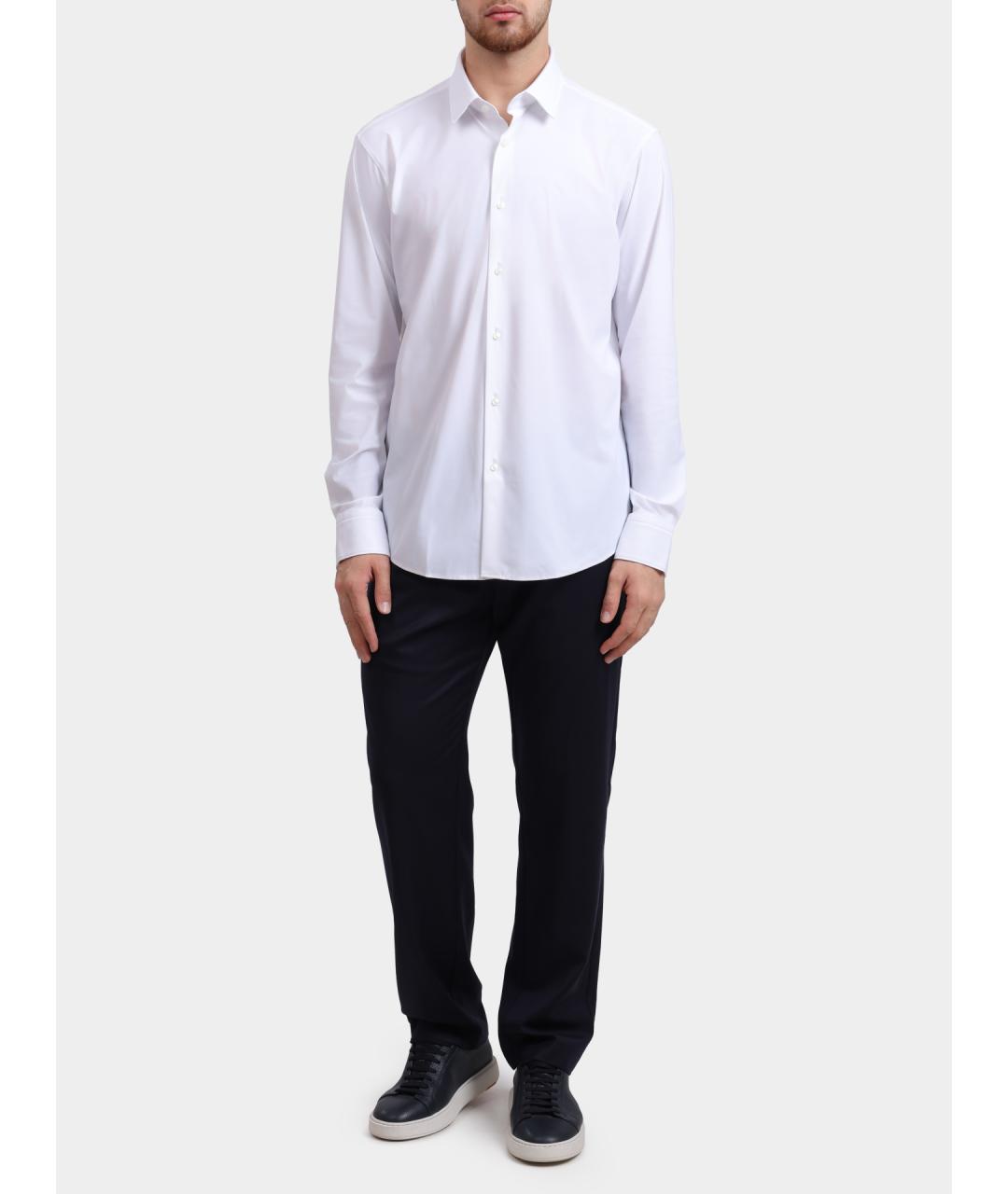 HUGO BOSS Белая кэжуал рубашка, фото 3