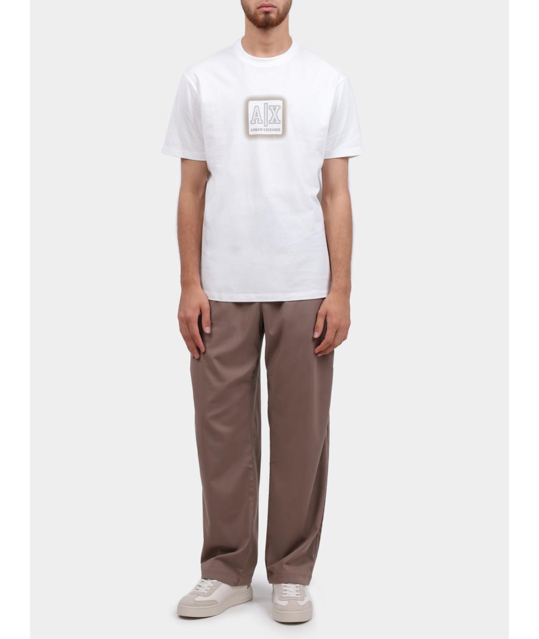 ARMANI EXCHANGE Бежевые повседневные брюки, фото 2