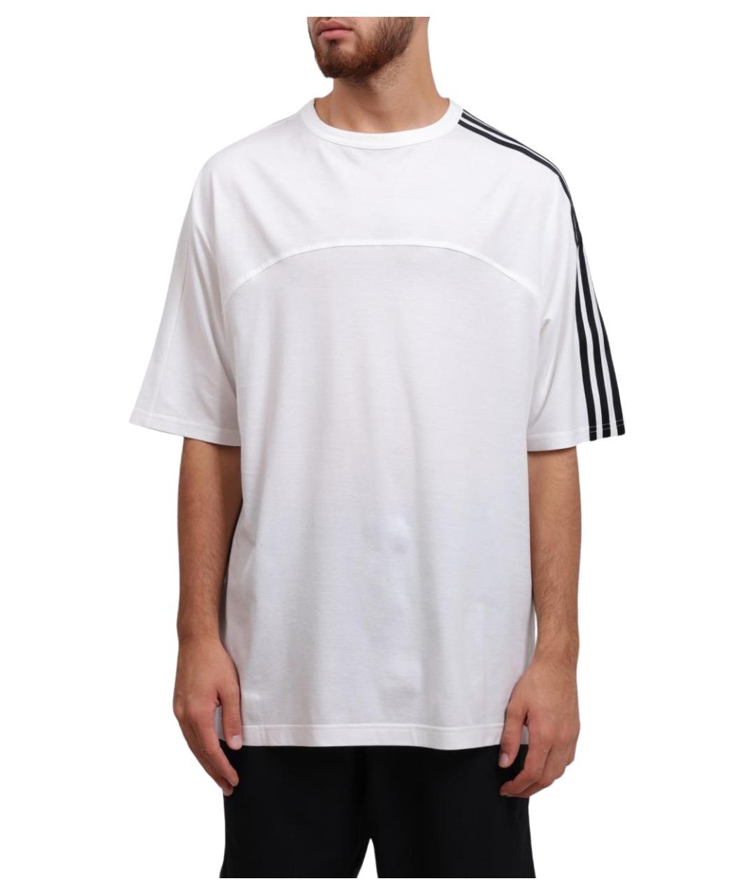 Y-3 Белая хлопковая футболка, фото 1