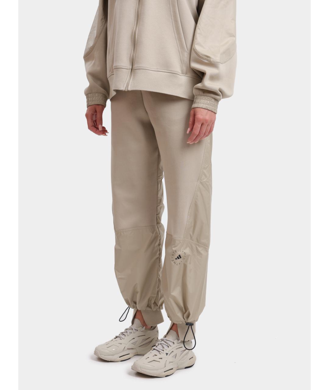 ADIDAS BY STELLA MCCARTNEY Бежевые спортивные брюки и шорты, фото 3