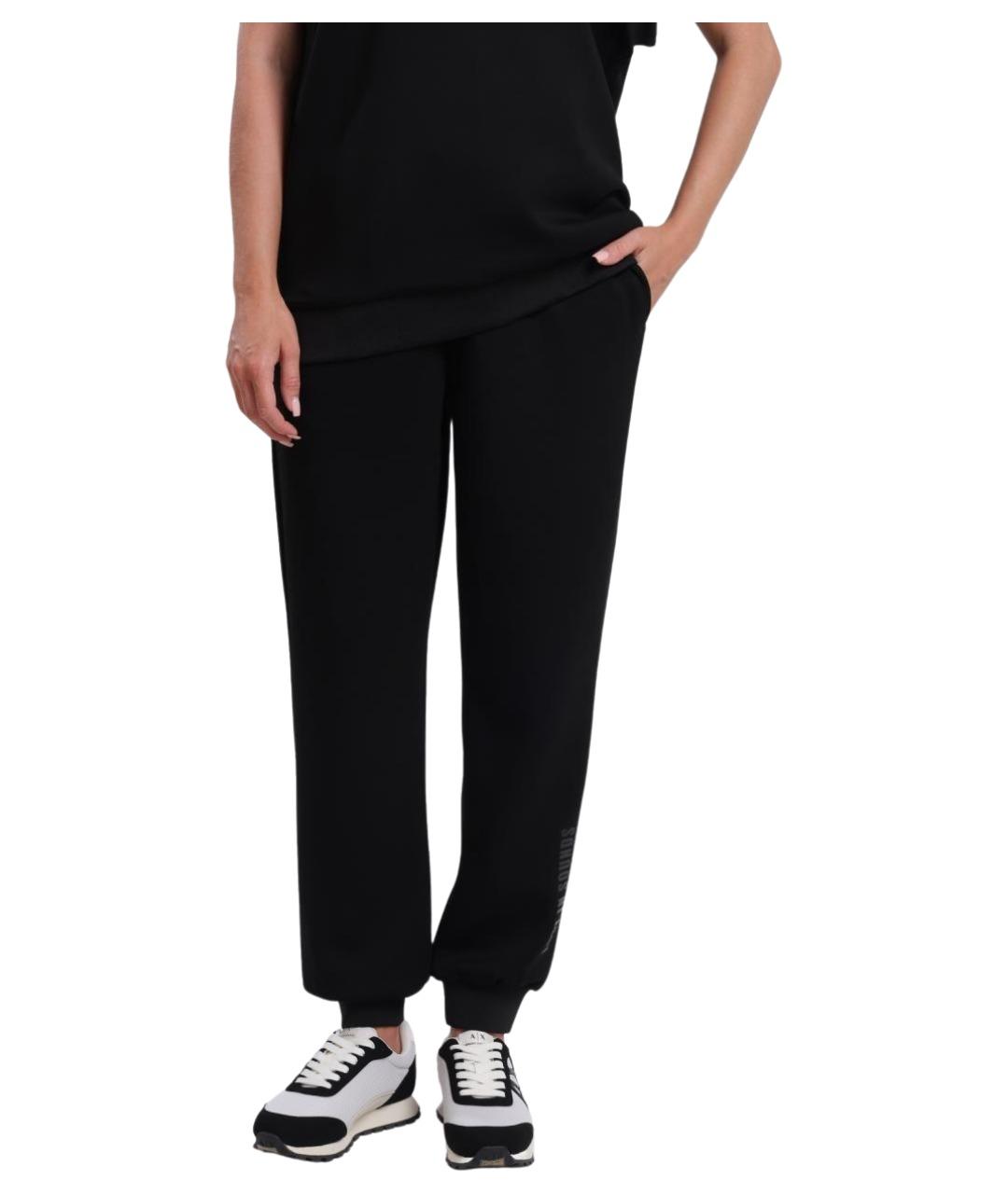 ARMANI EXCHANGE Черные прямые брюки, фото 1