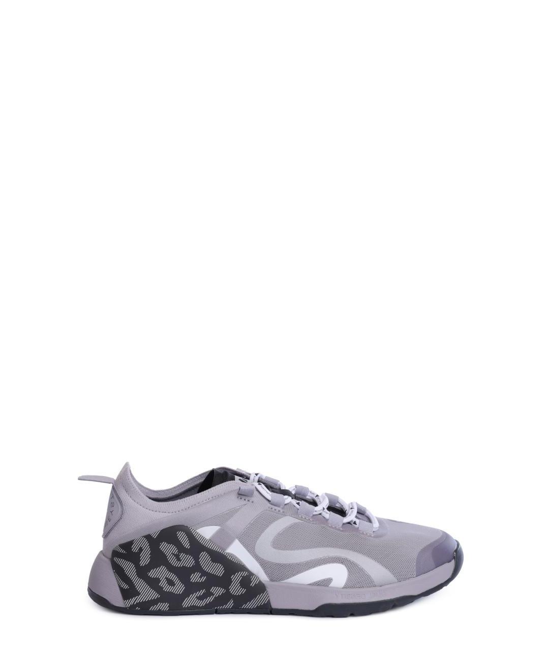 ADIDAS BY STELLA MCCARTNEY Серые текстильные кроссовки, фото 1