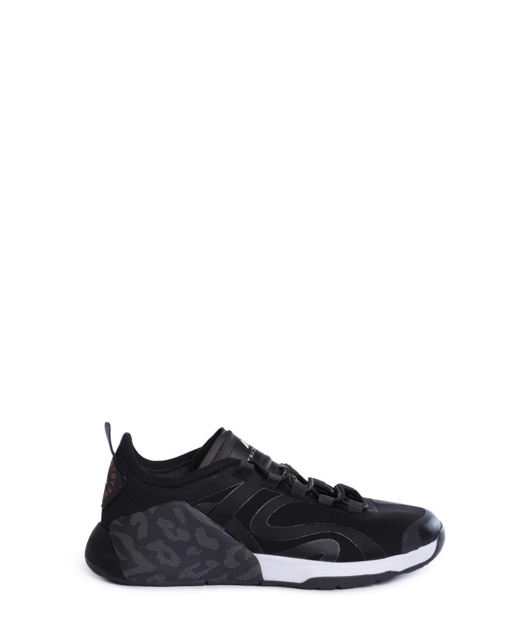 ADIDAS BY STELLA MCCARTNEY Черные текстильные кроссовки, фото 1