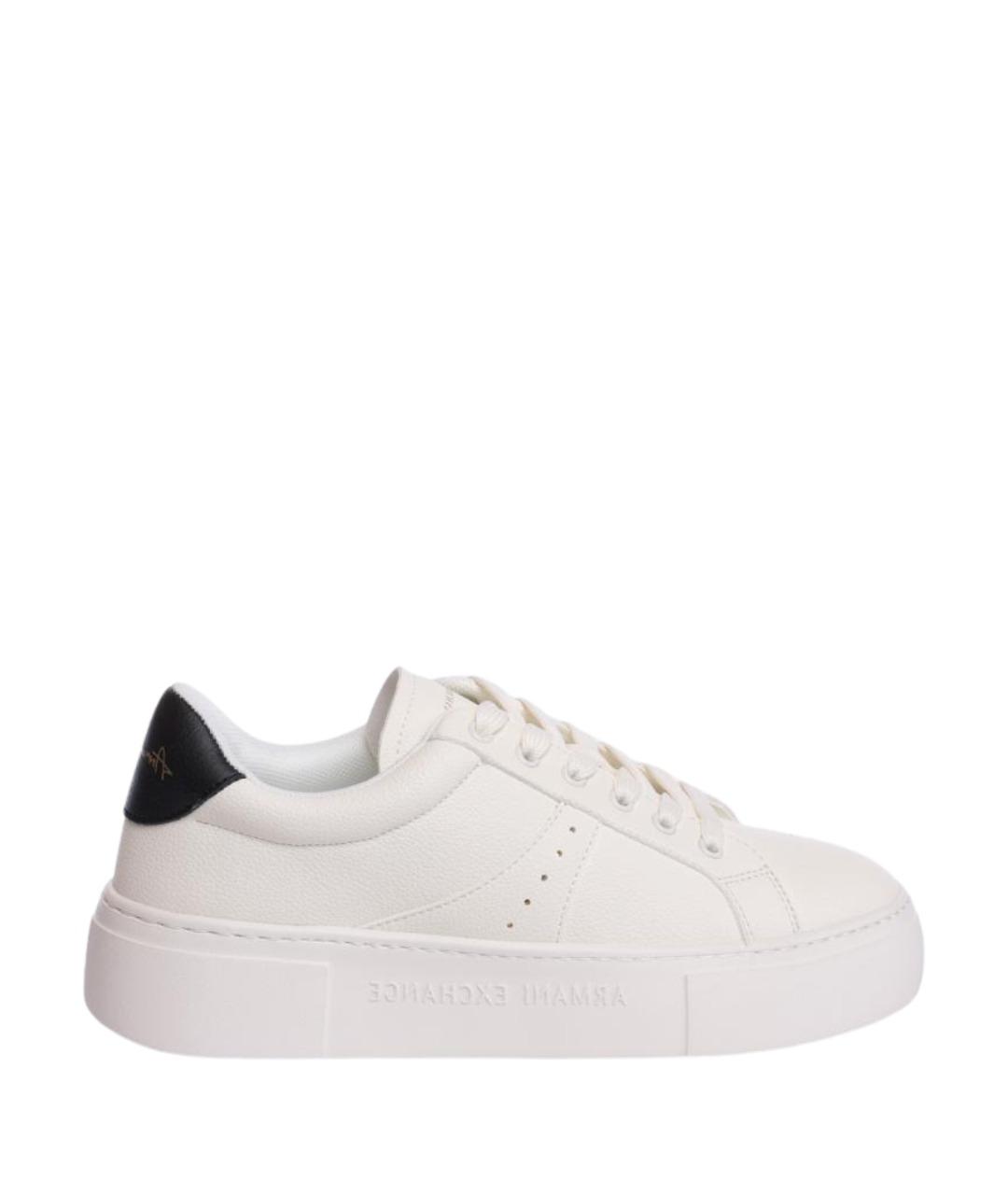 ARMANI EXCHANGE Белые кеды из искусственной кожи, фото 1