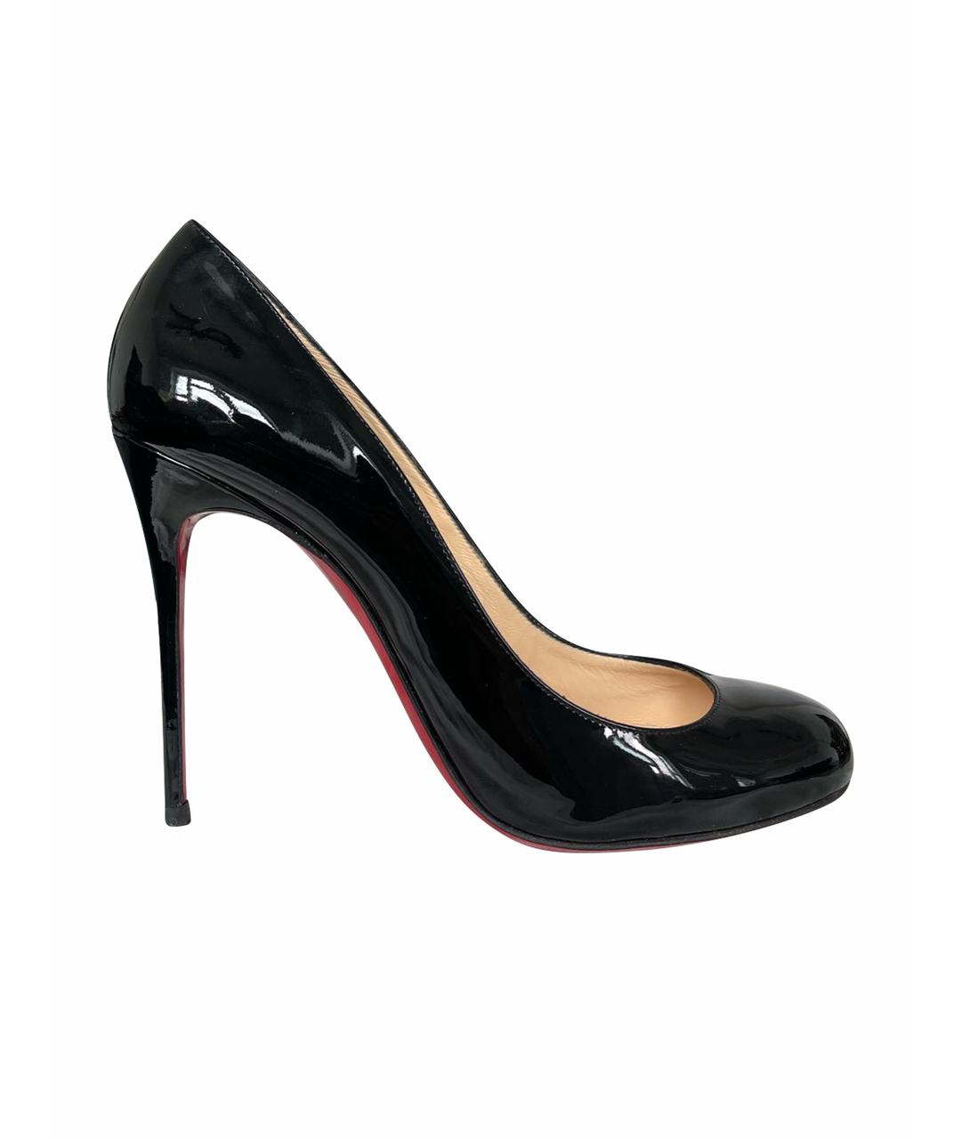 CHRISTIAN LOUBOUTIN Черные туфли из лакированной кожи, фото 1