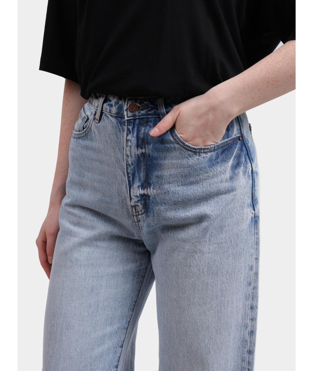 ARMANI EXCHANGE Голубые прямые джинсы, фото 4