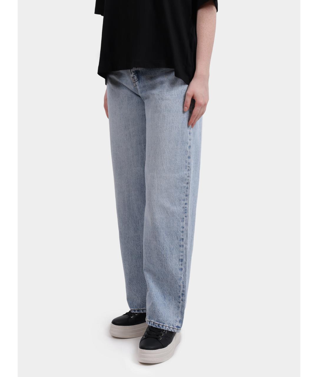 ARMANI EXCHANGE Голубые прямые джинсы, фото 2