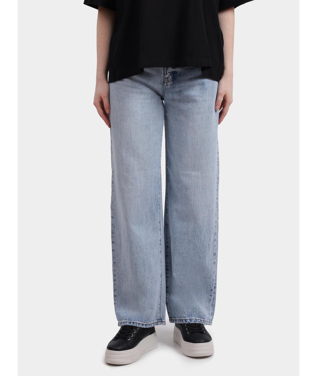 ARMANI EXCHANGE Голубые прямые джинсы, фото 3