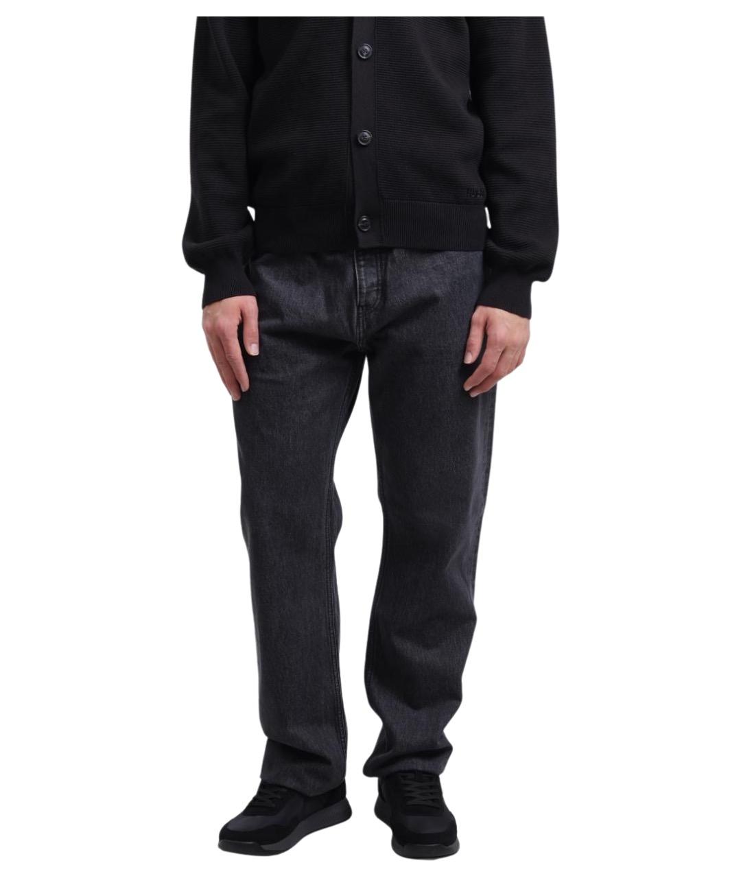 HUGO BOSS Черные прямые джинсы, фото 1
