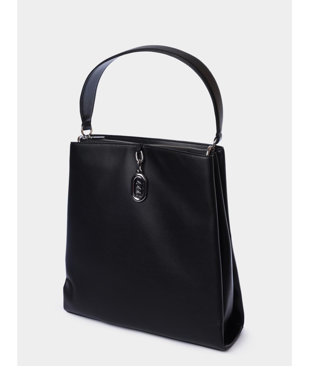 HUGO BOSS Черная сумка через плечо из искусственной кожи, фото 2