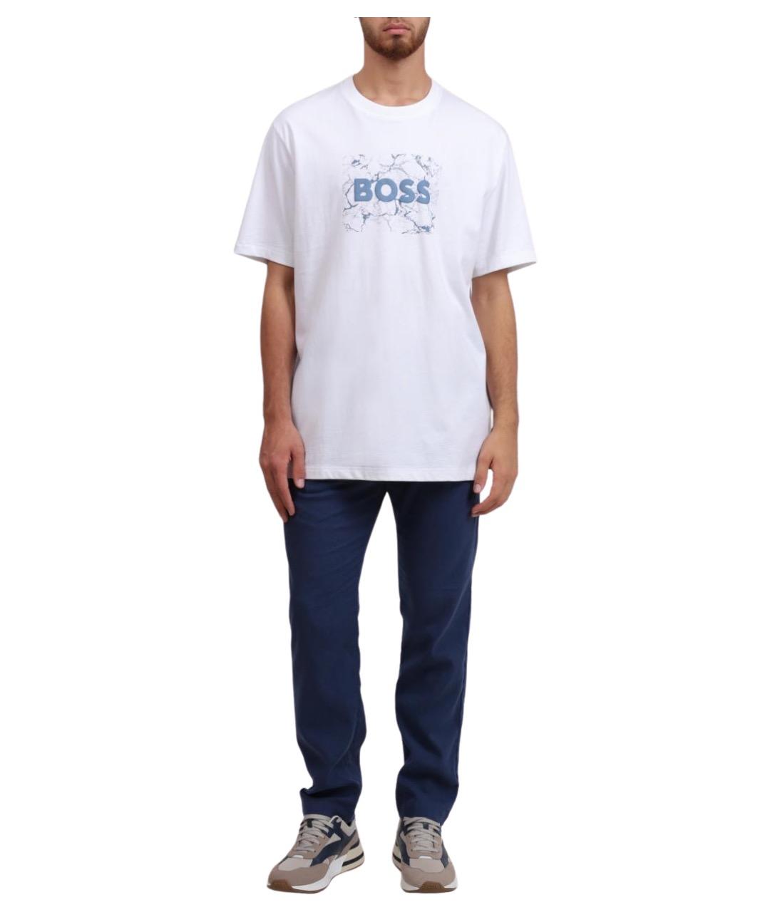 HUGO BOSS Синие повседневные брюки, фото 1