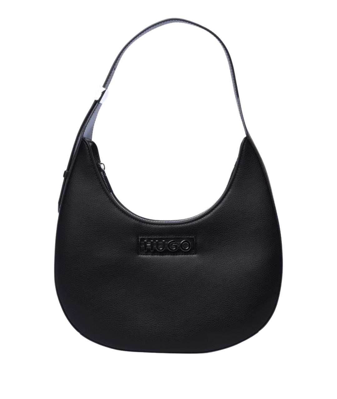 HUGO BOSS Черная сумка через плечо из искусственной кожи, фото 1