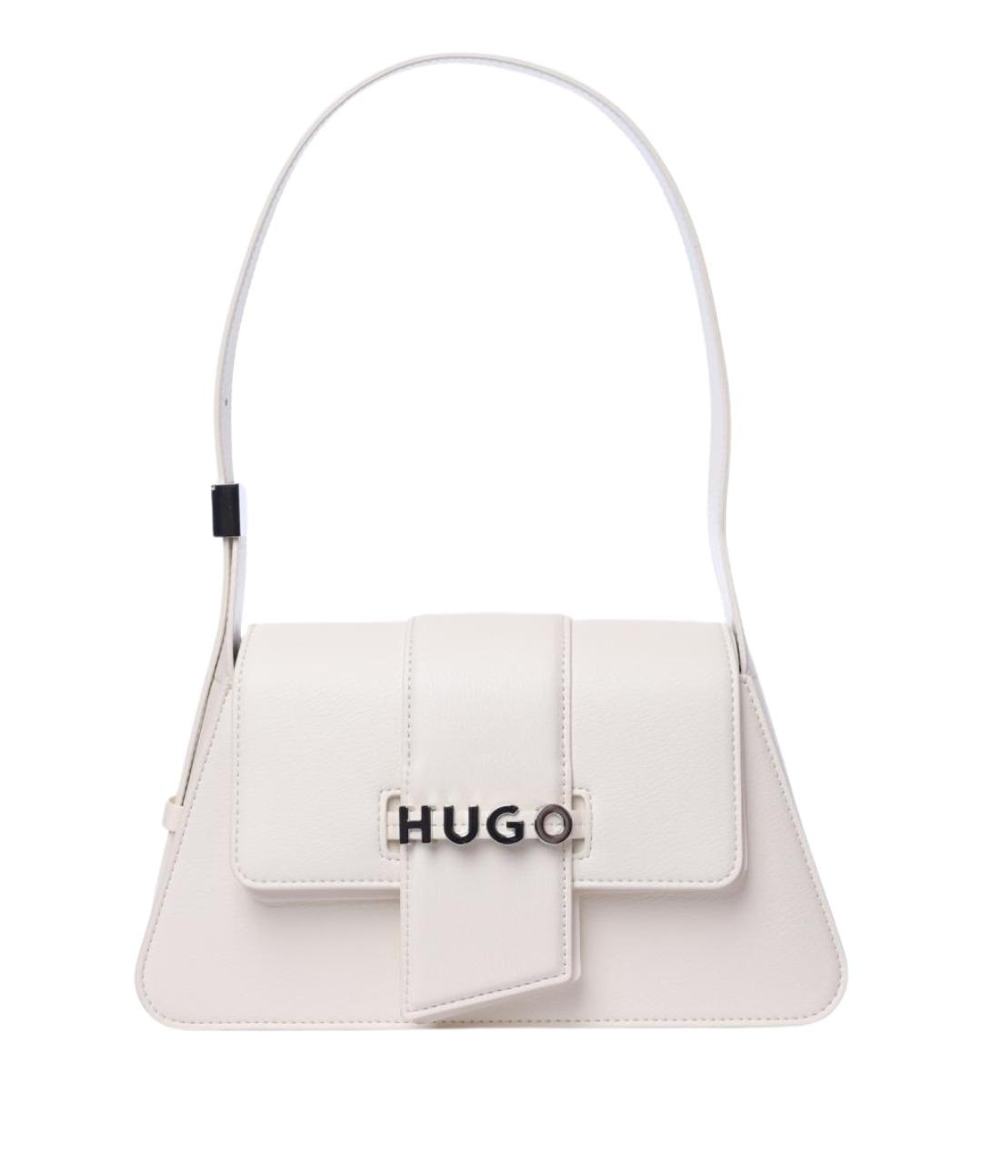HUGO BOSS Белая сумка через плечо из искусственной кожи, фото 1