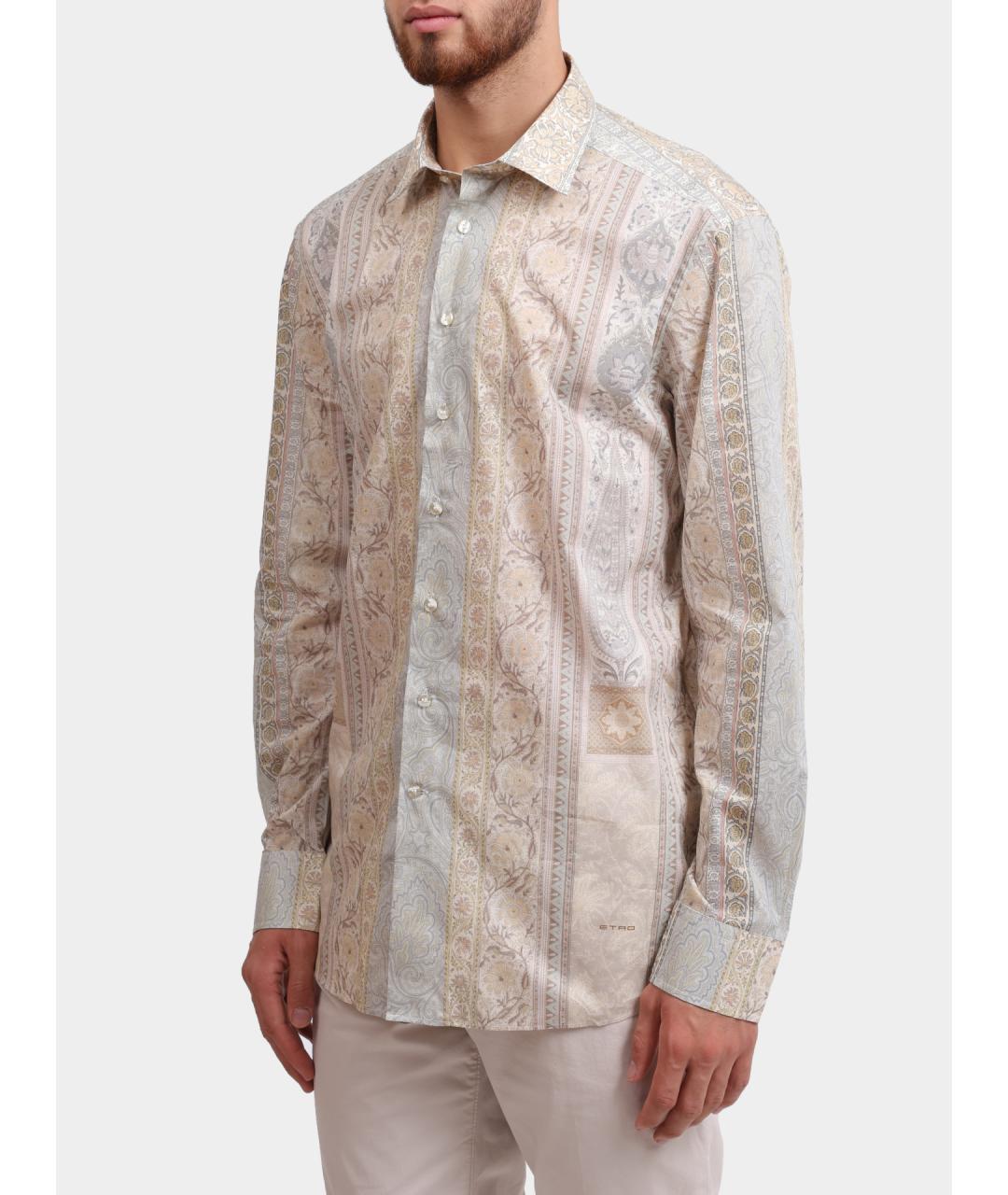ETRO Бежевая кэжуал рубашка, фото 3