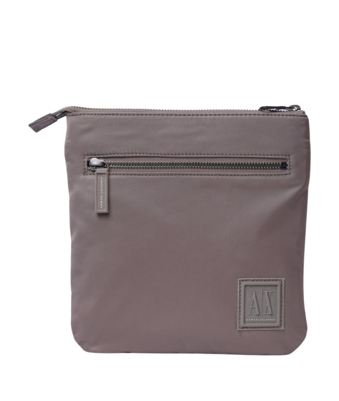 ARMANI EXCHANGE Бежевая синтетическая сумка на плечо, фото 1