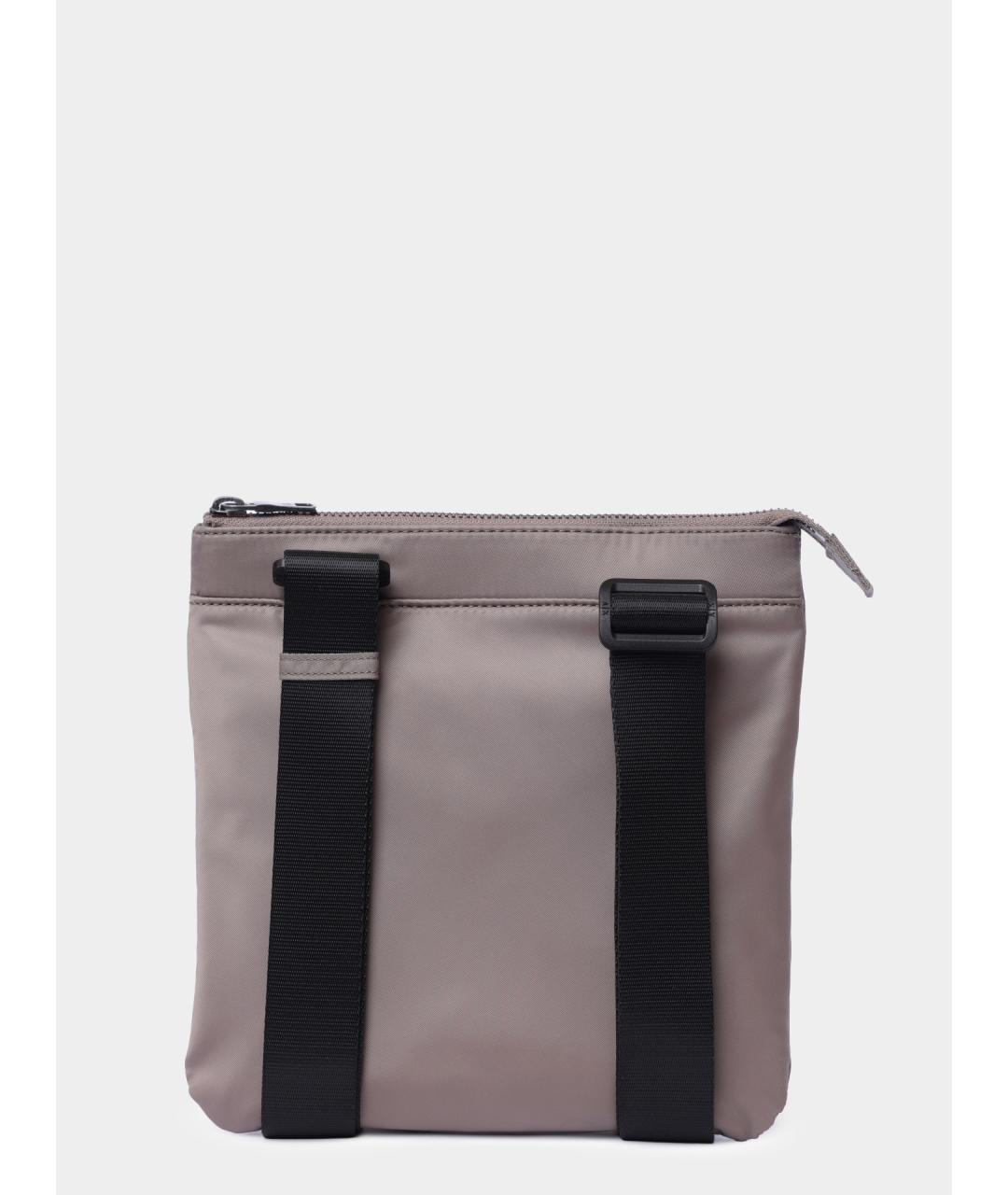 ARMANI EXCHANGE Бежевая синтетическая сумка на плечо, фото 4