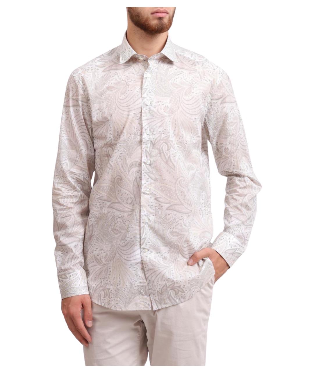 ETRO Белая кэжуал рубашка, фото 1