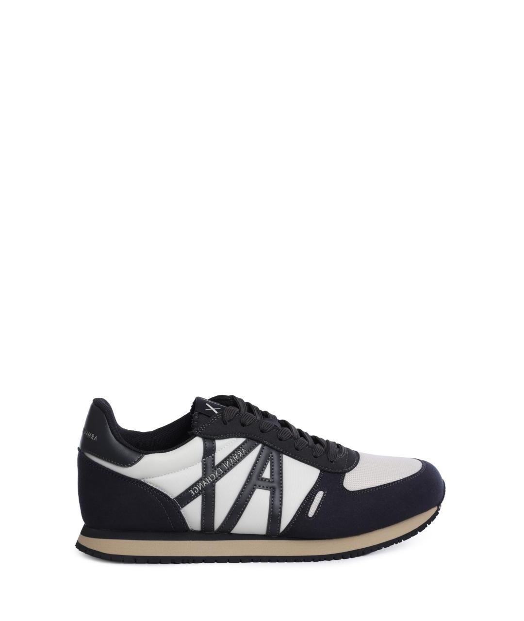 ARMANI EXCHANGE Мульти текстильные низкие кроссовки / кеды, фото 1