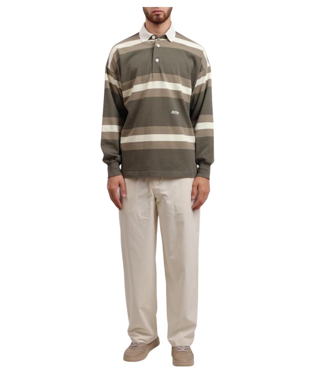 AUTRY Мульти хлопковое поло с длинным рукавом, фото 1