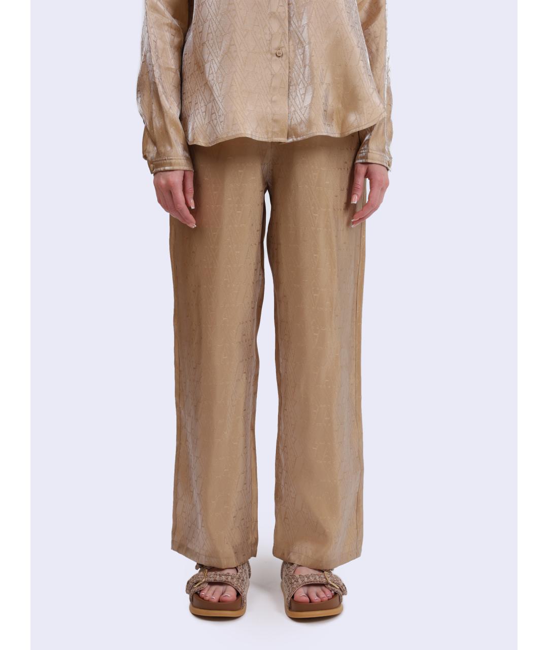 ARMANI EXCHANGE Бежевые прямые брюки, фото 2
