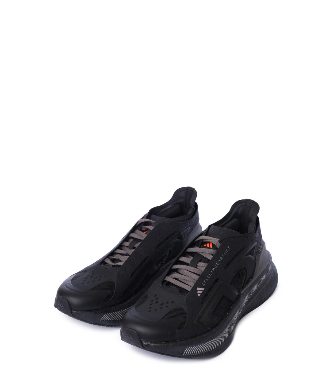 ADIDAS BY STELLA MCCARTNEY Черные текстильные кроссовки, фото 2