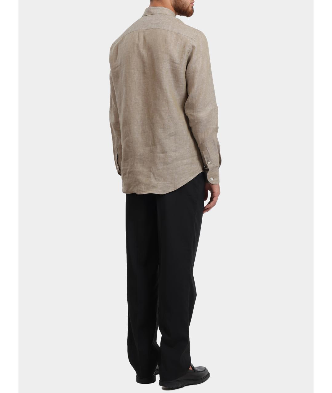 EMPORIO ARMANI Черные шерстяные повседневные брюки, фото 5