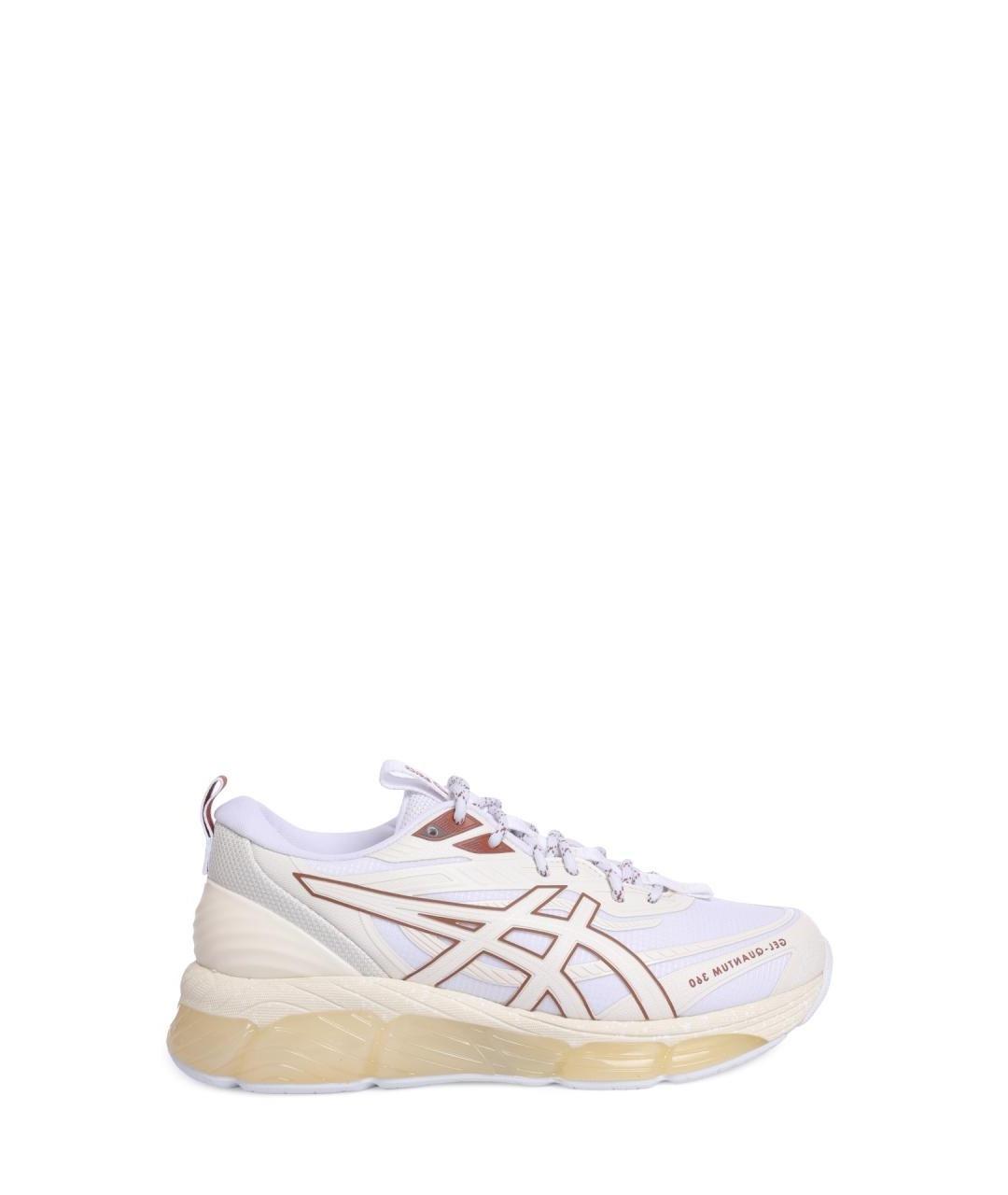 ASICS Белые текстильные кроссовки, фото 1