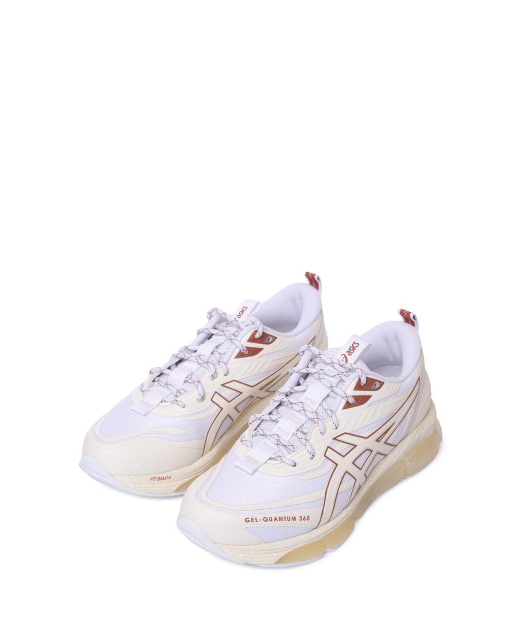 ASICS Белые текстильные кроссовки, фото 2