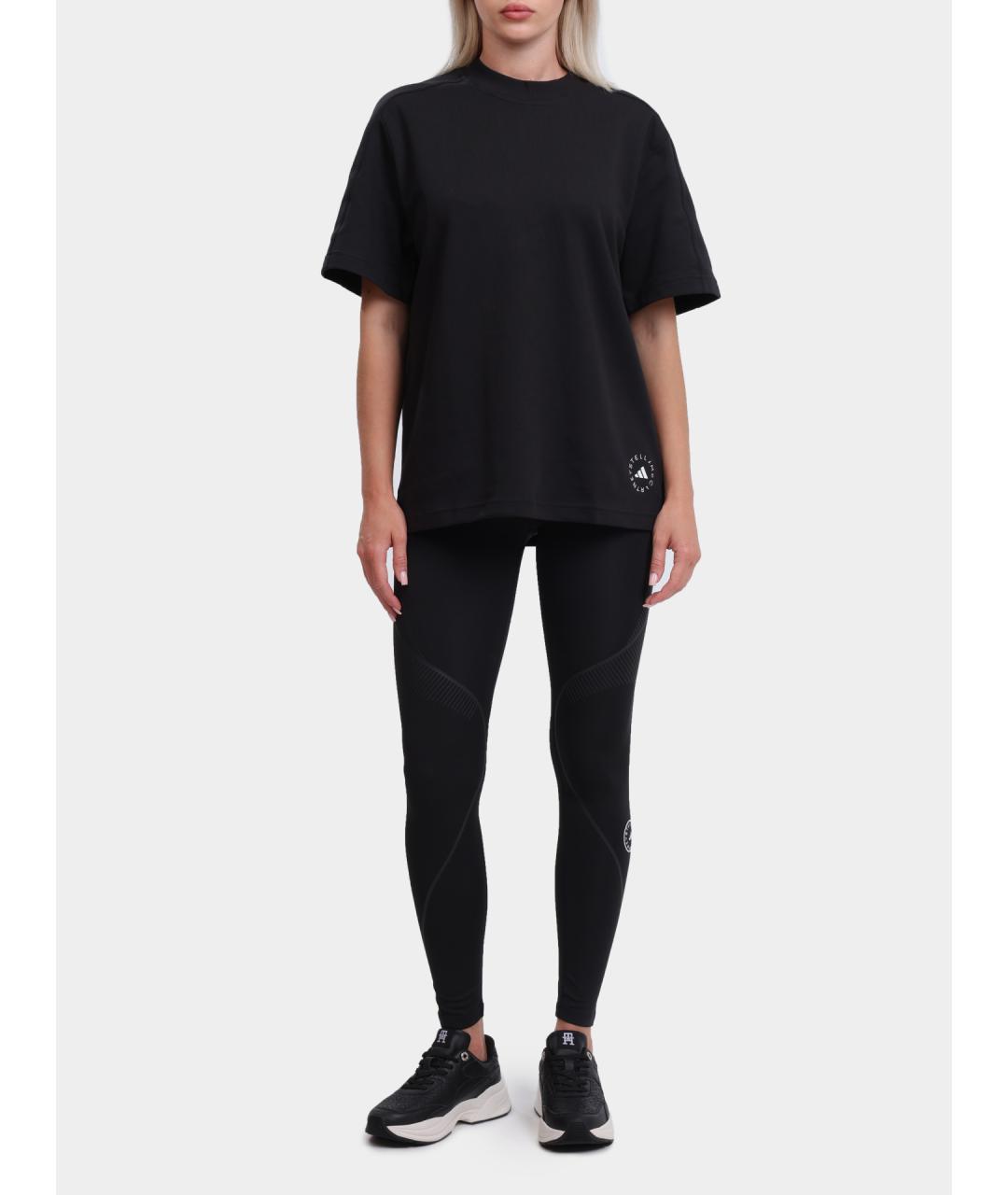 ADIDAS BY STELLA MCCARTNEY Черные леггинсы и велосипедки, фото 2