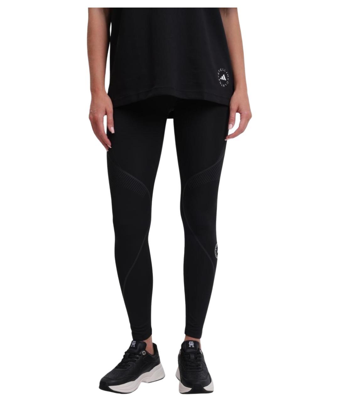 ADIDAS BY STELLA MCCARTNEY Черные леггинсы и велосипедки, фото 1