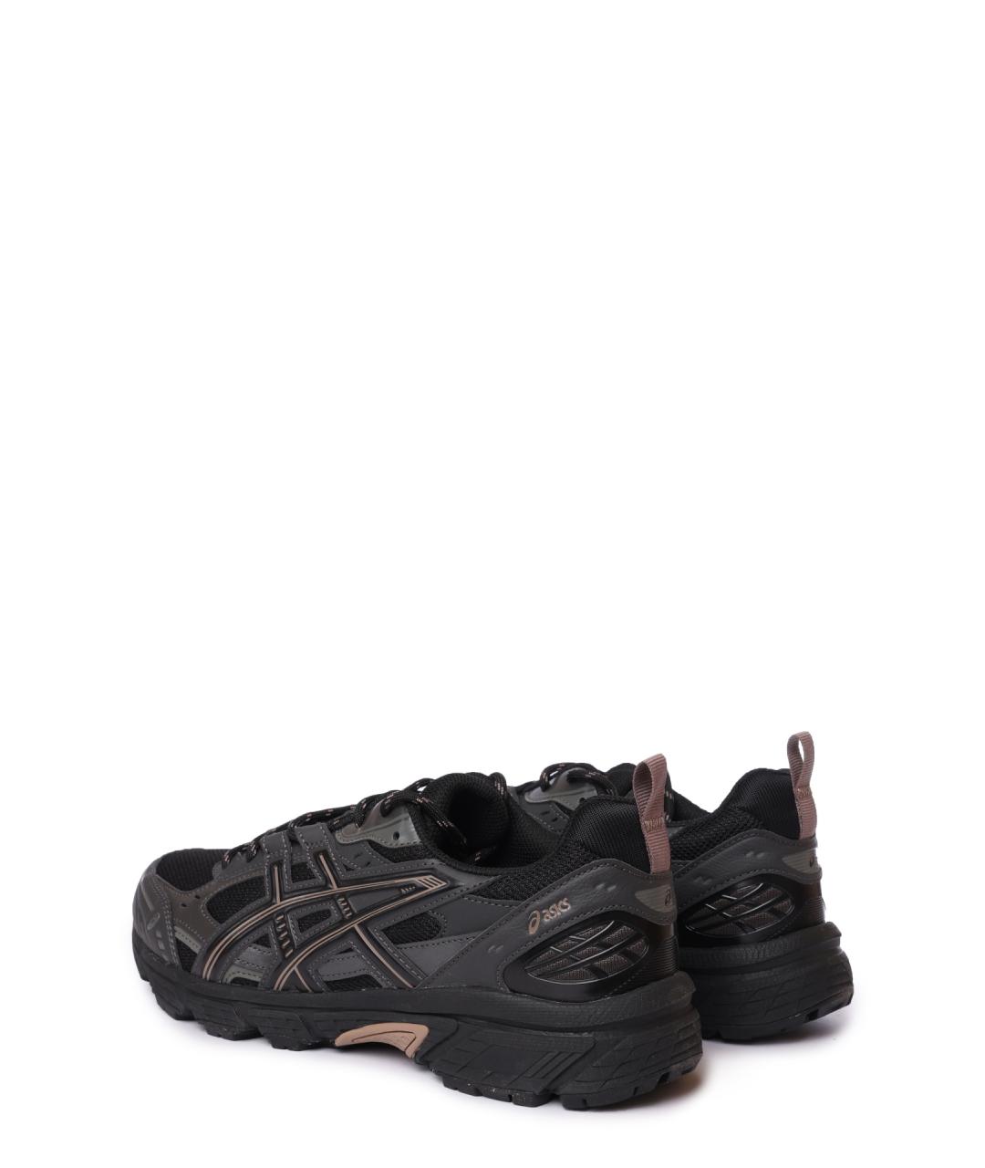 ASICS Черные текстильные низкие кроссовки / кеды, фото 5